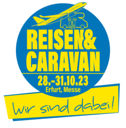 Button_RC23_wir_sind_dabei Touristikmesse in Erfurt, Reisen und Caravan