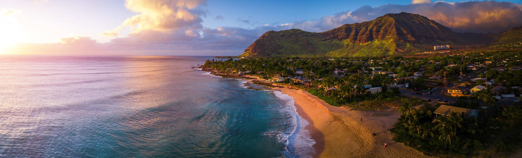 Papaoneone Strand auf Oahu, Hawaii