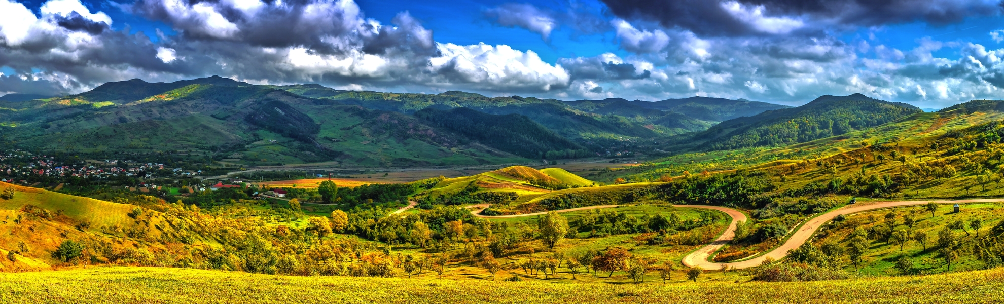 Karpaten nahe Siriu in Rumänien